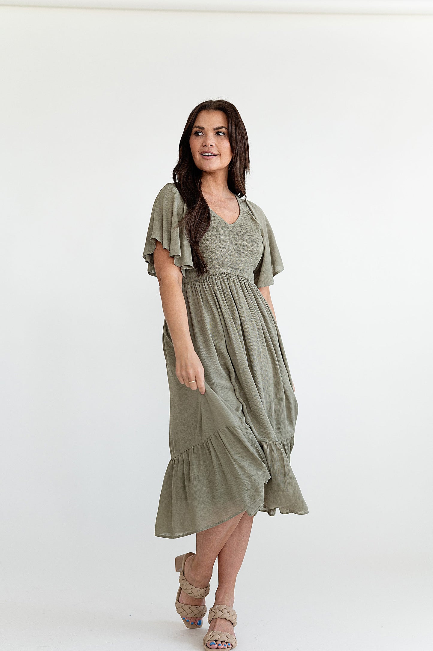 yayaq™-Greta Dress in Olive