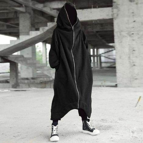 yayaq™-Unisex Long Sleeve Hooded Long Coat