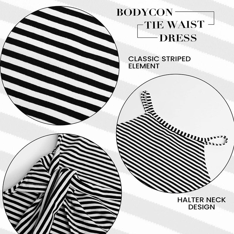 yayaq™-🔥Summer Hot Sale 😊Casual Sleeveless Striped Midi Dresses