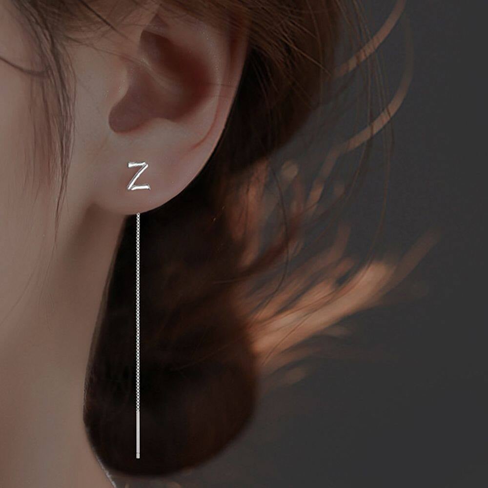 Shiny Alphabet Earrings-yayaq™