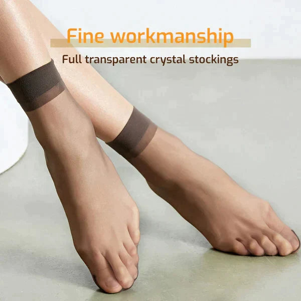 yayaq™-Invisible, Slip-resistant Crystal Silk Socks